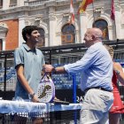 Presentación del Premier Pádel P2 Valladolid.