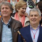 Carlos Martínez y Javier Antón, en una imagen de archivo el día de la toma de posesión de este último como alcalde de Soria