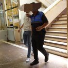 Momento de los registros en el Ayuntamiento de Soria