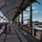 Recreación de la ampliación del puente de Poniente