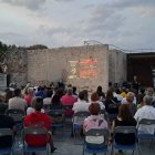 Los vecinos de Íscar en una de las actividades de la programación del eclips solar en el castillo