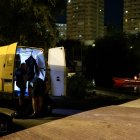 Lancha de salvamento en el río Pisuerga durante el rescate del menor.