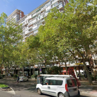 Paseo Zorrilla de Valladolid a la altura del número 92.