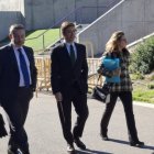 Representantes de Ágora Inversiones salen de Zorrilla tras la junta de accionistas que fijó la ampliación de capital en lka era Ronaldo.