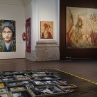Imagen de la muestra con obras del manchego Jeosm, la vasca Den XL y la francesa Miss Van.