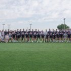 Foto de grupo del Real Valladolid en el primer entrenamiento 2026/2027.