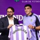 Presentación de Thiago Ojeda como nuevo jugador del Real Valladolid.