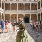 Actriz interpretando a Margarita de Austria, esposa de Felipe III