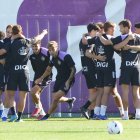 Entrenamiento del Real Valladolid.