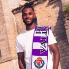 Álex Balboa, en su anuncio oficial como nuevo jugador del Real Valladolid.