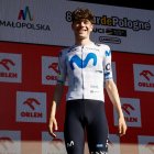 Iván Romeo en el podio del Tour de Polonia.