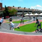 Ejemplo de la nueva pista pumptrack.