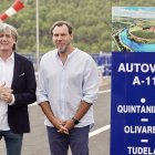 Carlos Martínez y Óscar Puente en la inauguración de dos tramos de la A-11