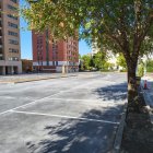 Plazas del aparcamiento disuasorio de la calle Bálago de Huerta del Rey en Valladolid.