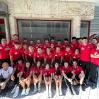 Árbitros de balonmano en Valladolid.