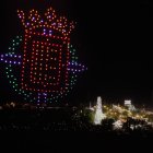 Espectáculo de drones en anteriores fiestas