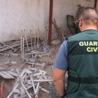 Material agrícola recuperado por la Guardia Civil.