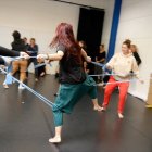 Imagen de un taller del colectivo italiano