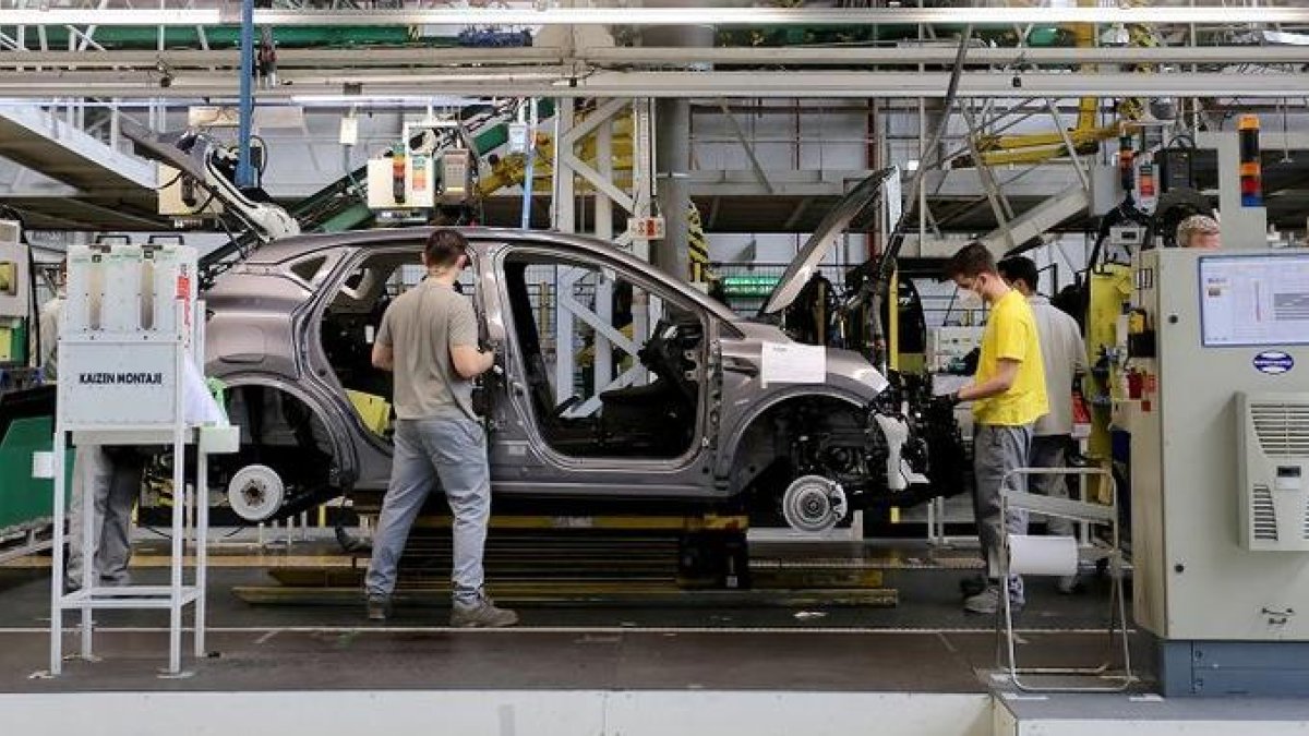 Fábrica de montaje de Renault.- E. M.