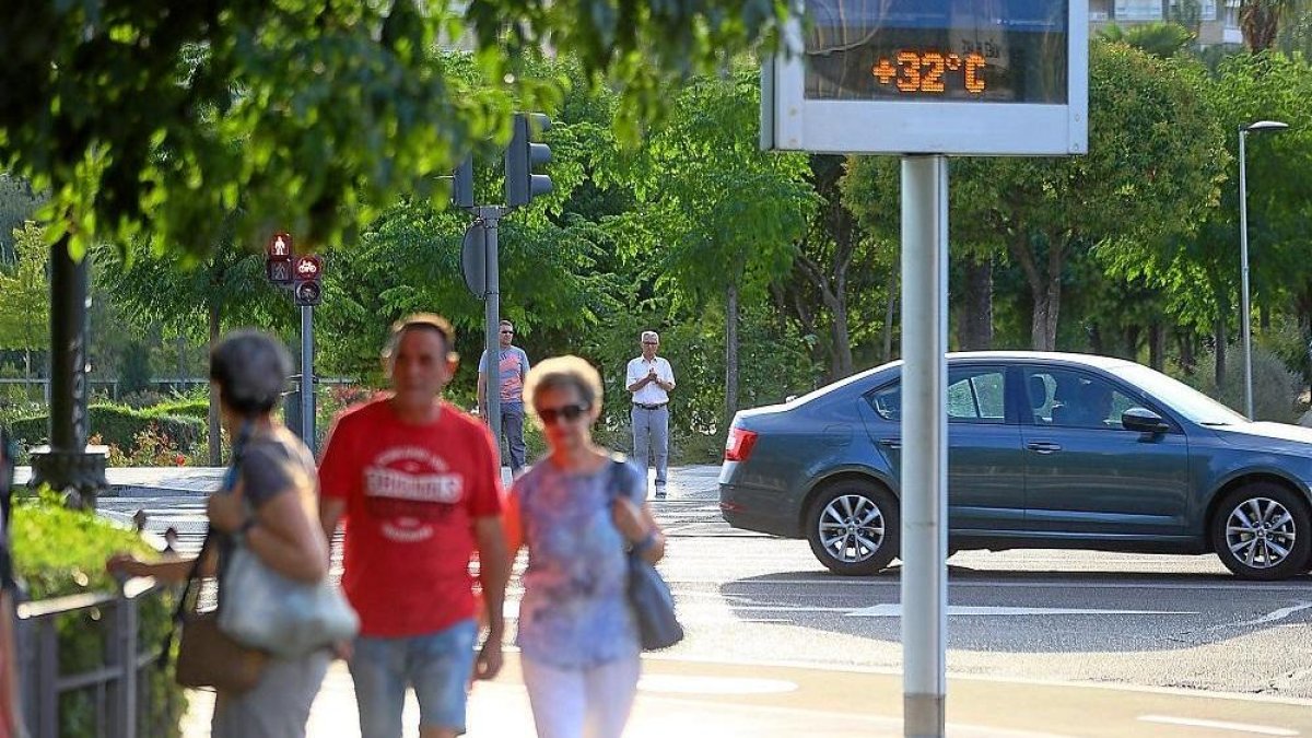 Calor en Valladolid, imagen de archivo. E.M.
