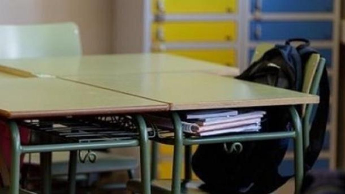 Un aula de Valladolid en una imagen de archivo