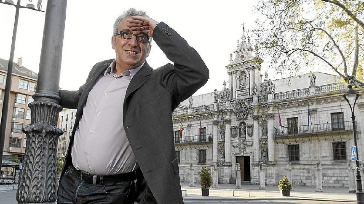 Leo Harlem en la plaza de la Universidad de Valladolid, imagen de archivo.