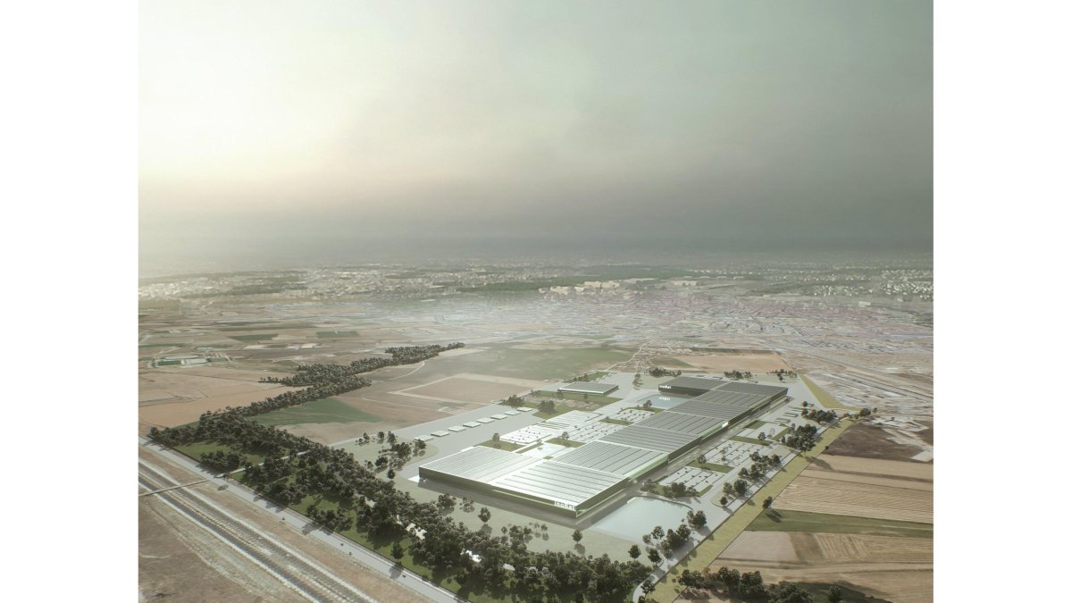 Recreación de las instalaciones de Inobat en la zona de Palomares.