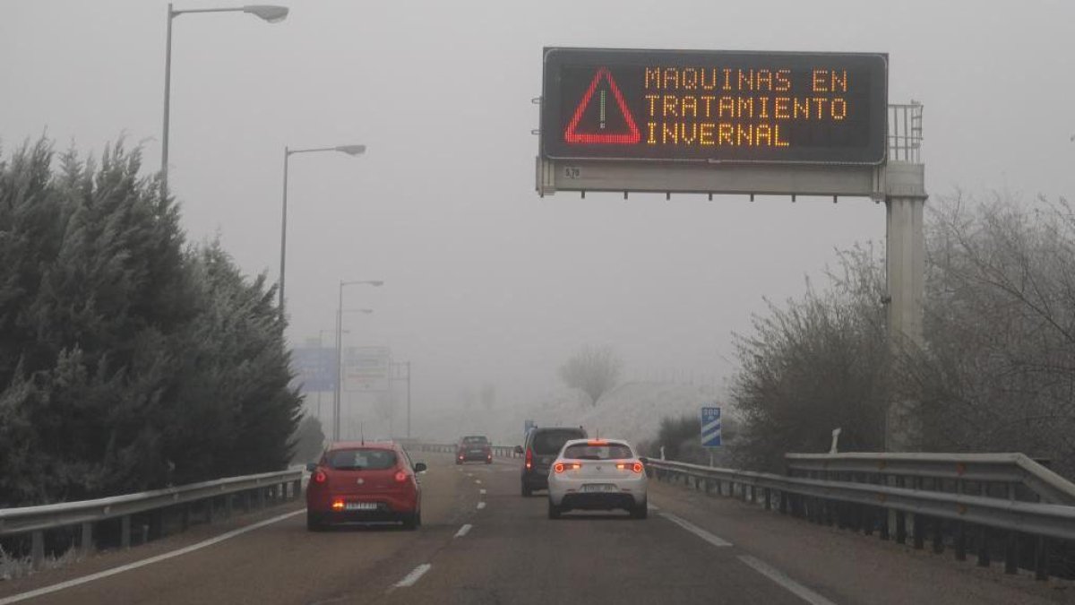 Niebla y bajas temperaturas en Valladolid 