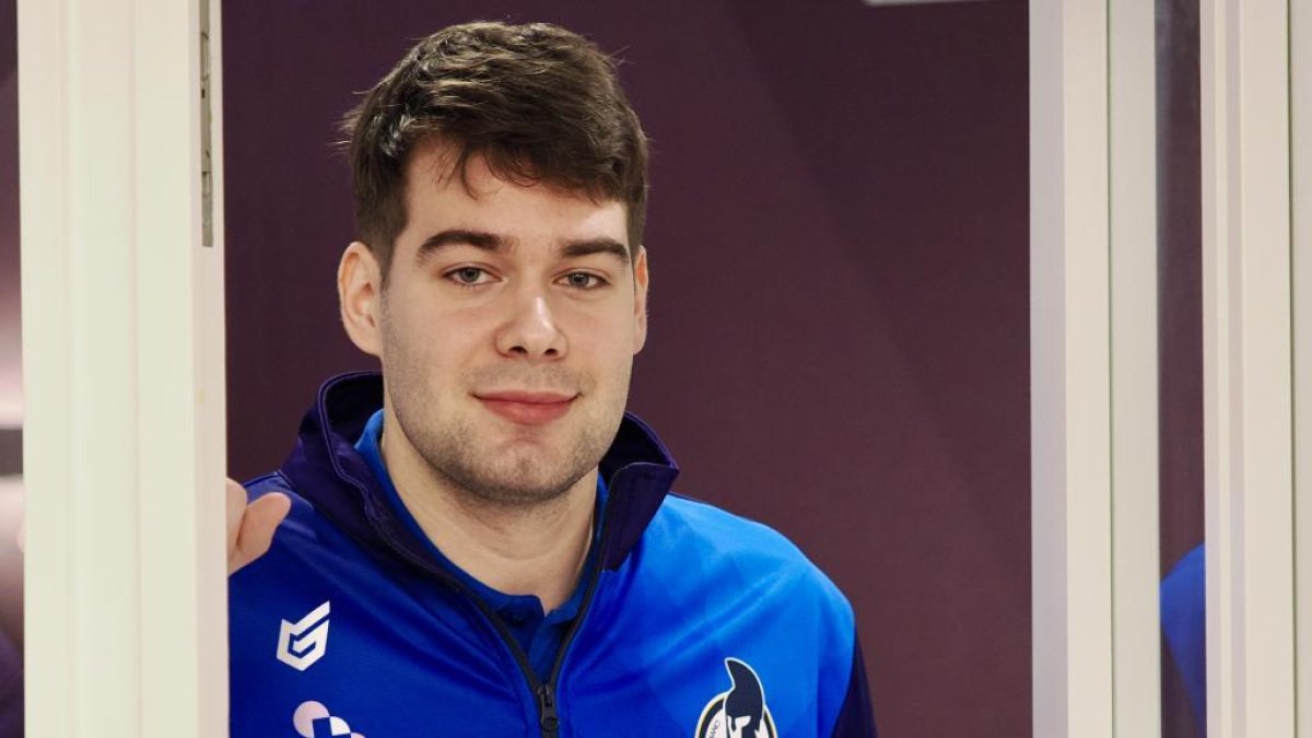 Benedek Nagy en su presentación con el Recoletas Atlético Valladolid.