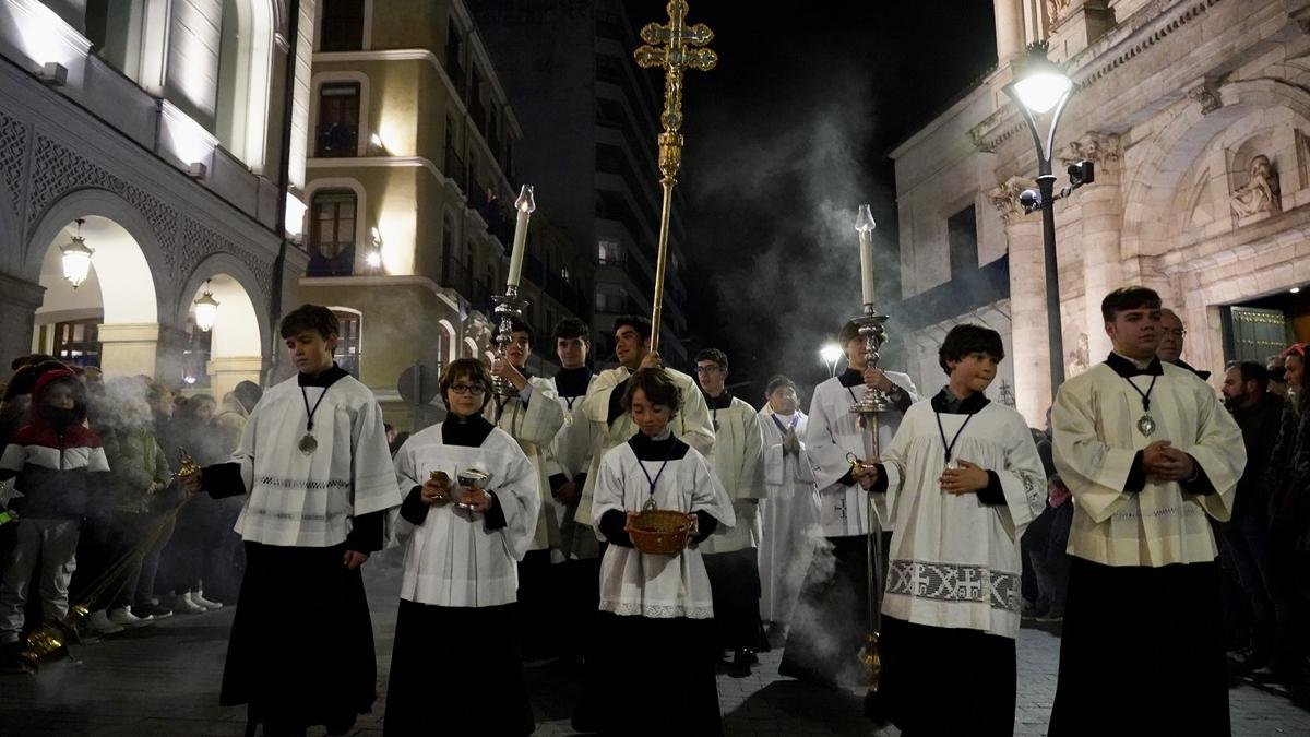 Procesión general de la Sagrada Pasión del Redentor, de la Semana Santa de Valladolid.