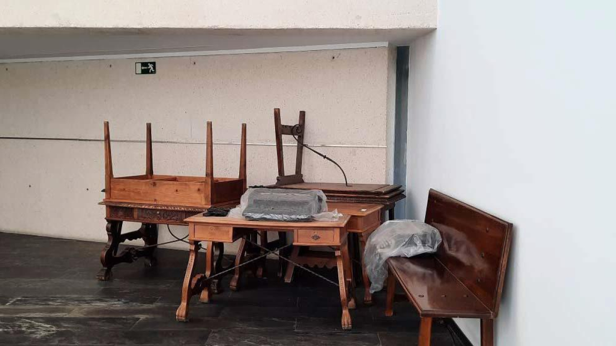 Mobiliario donado por José Alcalá-Zamora, nieto del jurista y político español.