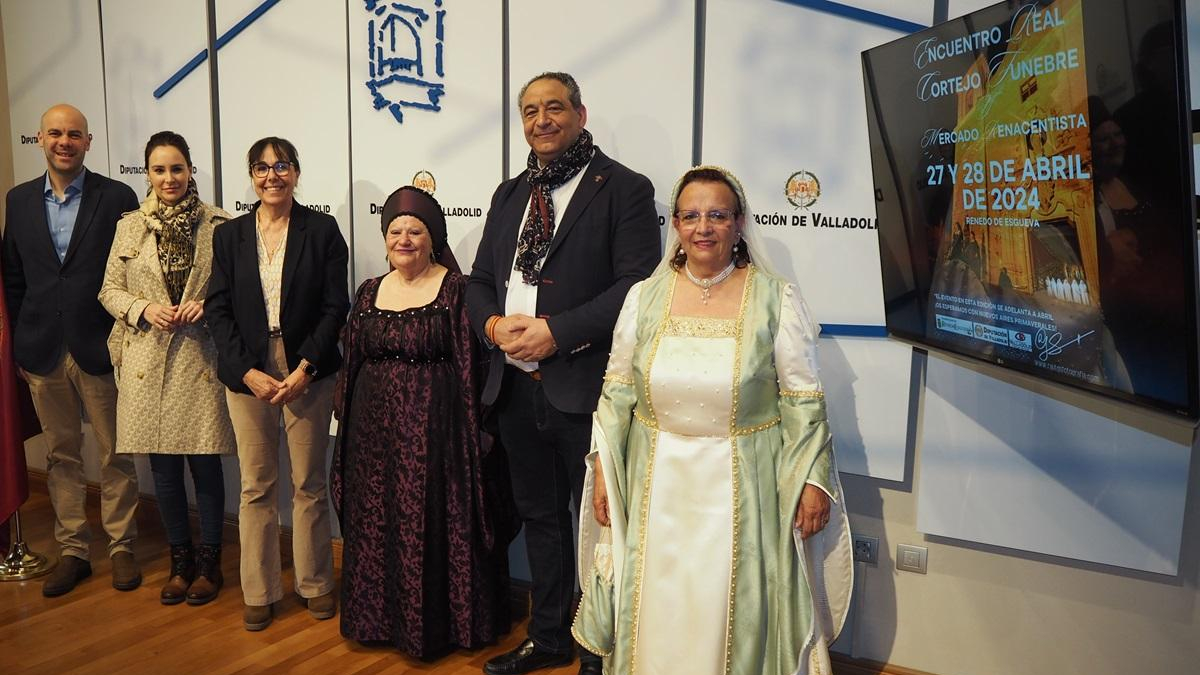 Imagen de la presentación del Encuentro Real Cortejo Fúnebre y el Mercado Renacentista