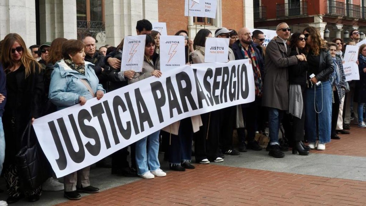 Concentración para pedir justicia por Sergio Delgado en una imagen de archivo