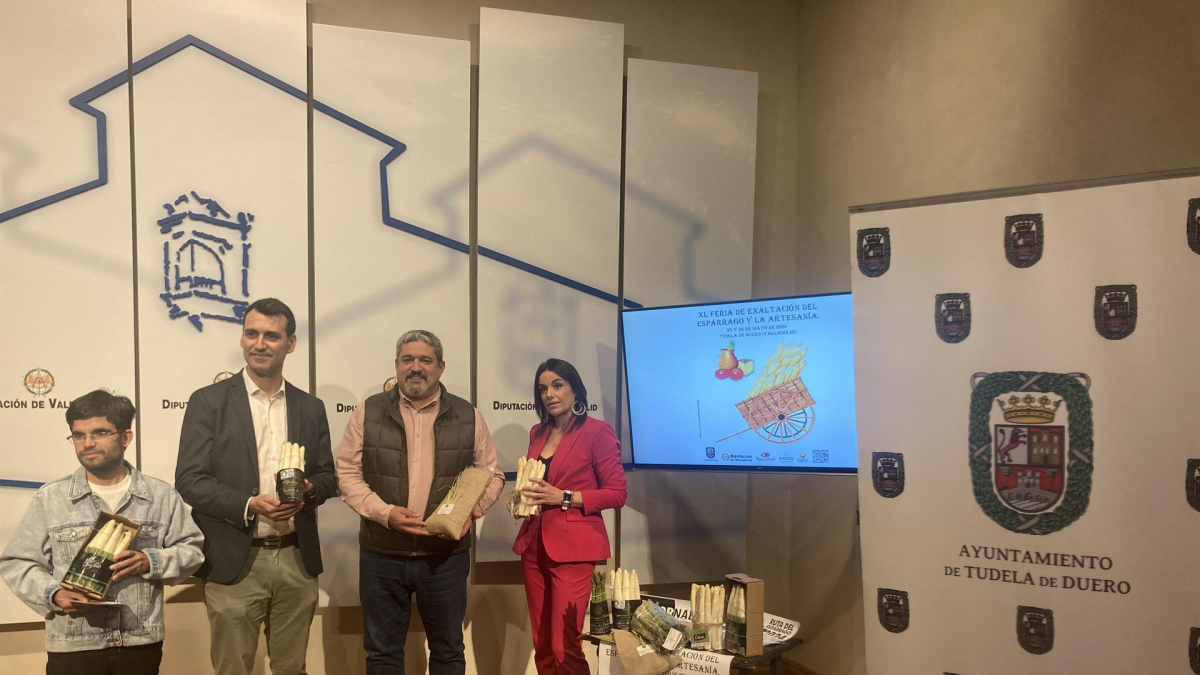 Un momento de la presentación de la Feria de la Exaltación del Espárrago.