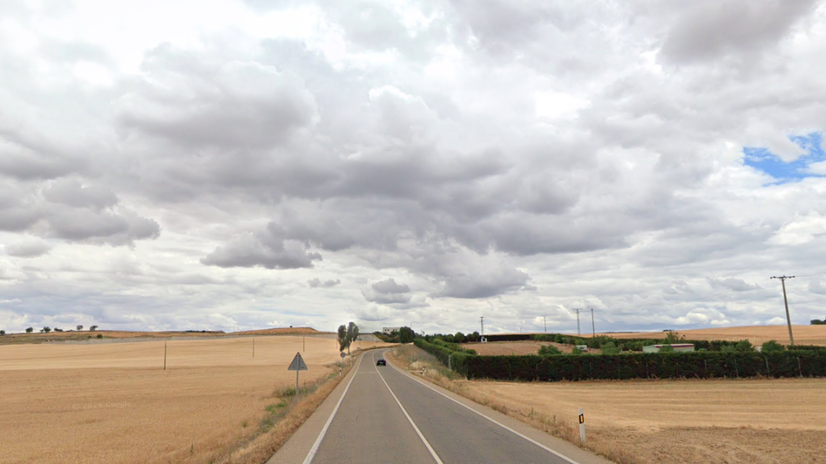VA-900 a la altura de Fuensaldaña (Valladolid)