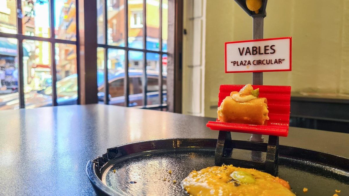 El pincho 'Plaza Circular' del restaurante Vables