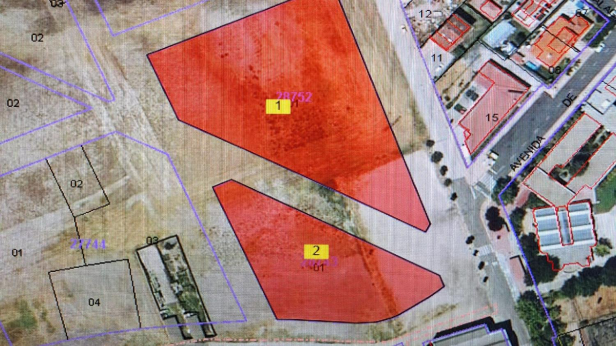 El sector SUD 6- parcela 1, de la localidad de Aldeamayor de San Martín y lugar donde se emplazaría el Cuartel de la Guardia Civil