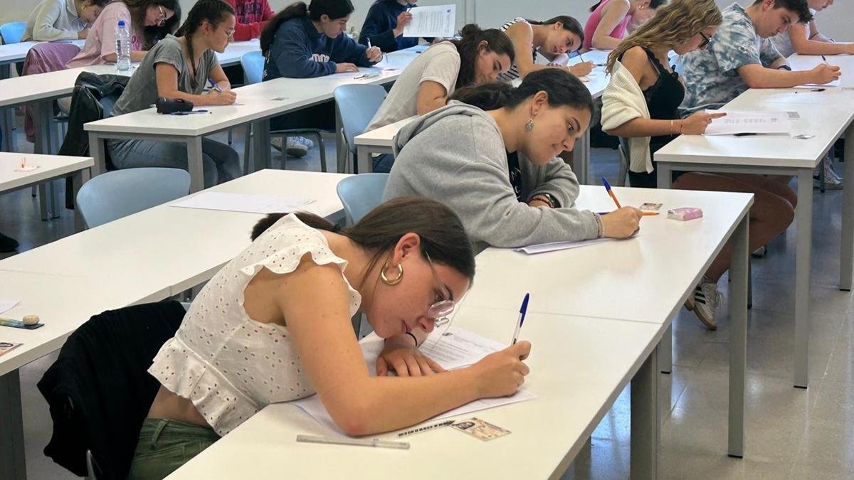 Imagen de archivo de la EBAU de 2024 en Valladolid.