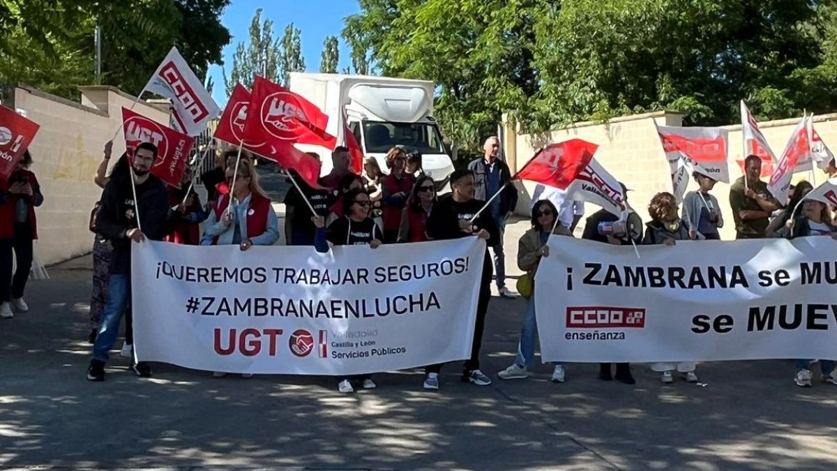 Manifestación en el Zambrana