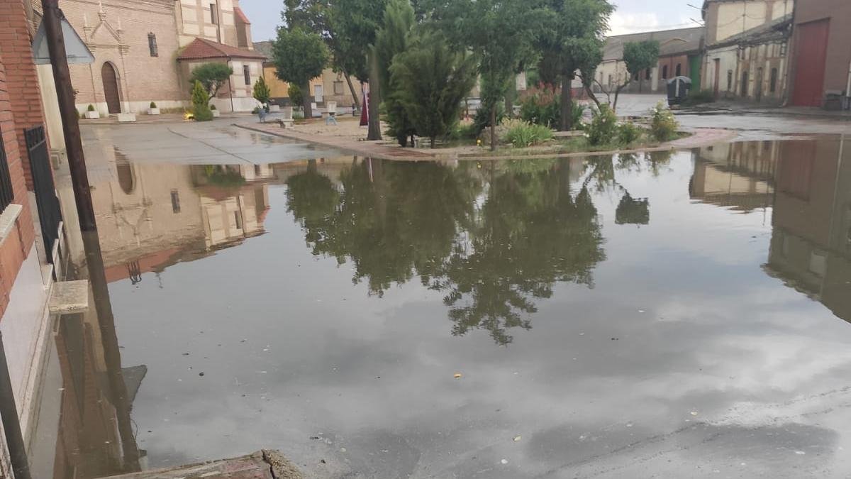 Fuente el Sol tras las fuertes precipitaciones