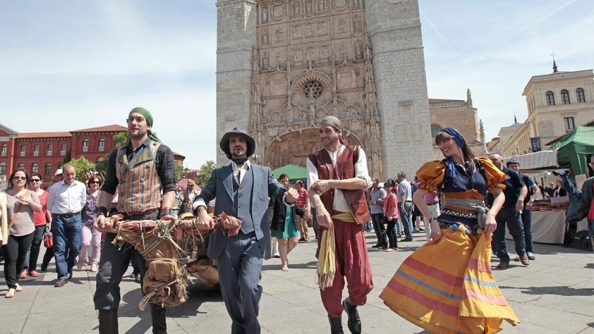 Imagen de archivo de la ruta de 'El Hereje de Miguel Delibes' a su paso por San Pablo.
