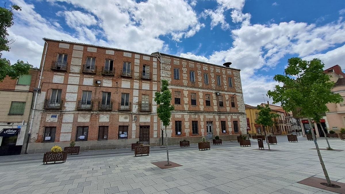 Fotografía actual de la fábrica de harinas de Íscar.