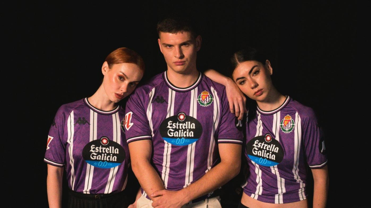Presentación de la primera equipación del Real Valladolid para la 2024-25