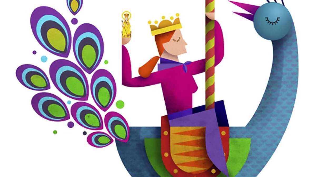 Cartel de las Ferias y Fiestas de la Virgen de San Lorenzo 2024 de Valladolid