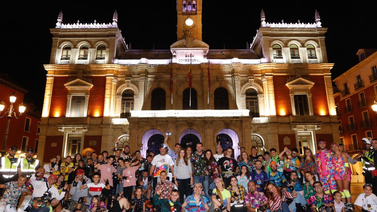 Vallanoche en la Plaza Mayor, en una imagen de archivo.