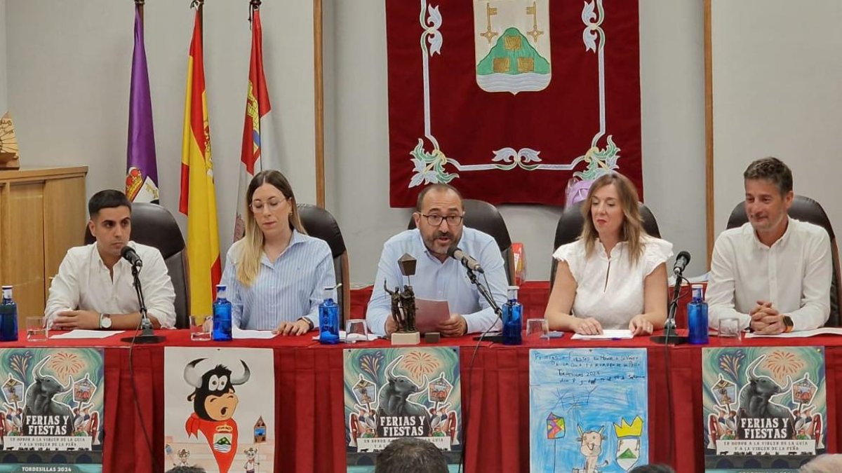 Presentación del programa de fiestas de Tordesillas