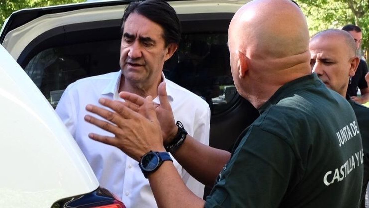 El consejero de Medio Ambiente, Vivienda y Ordenación del Territorio, Juan Carlos Suárez Quiñones
