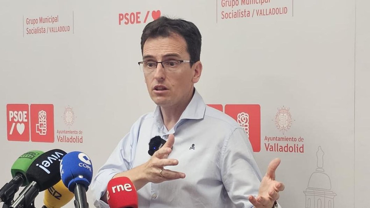 Pedro Herrero, portavoz del Grupo Municipal Socialista.