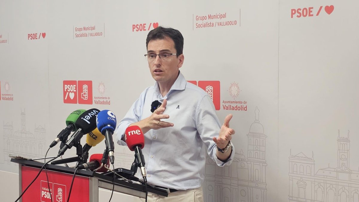 Pedro Herrero, portavoz del Grupo Municipal Socialista.