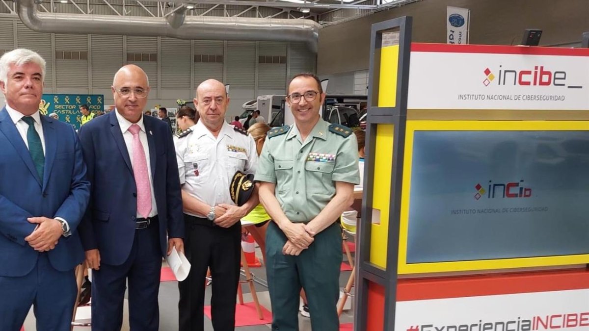 El stand del Incibe en la Feria de Valladolid